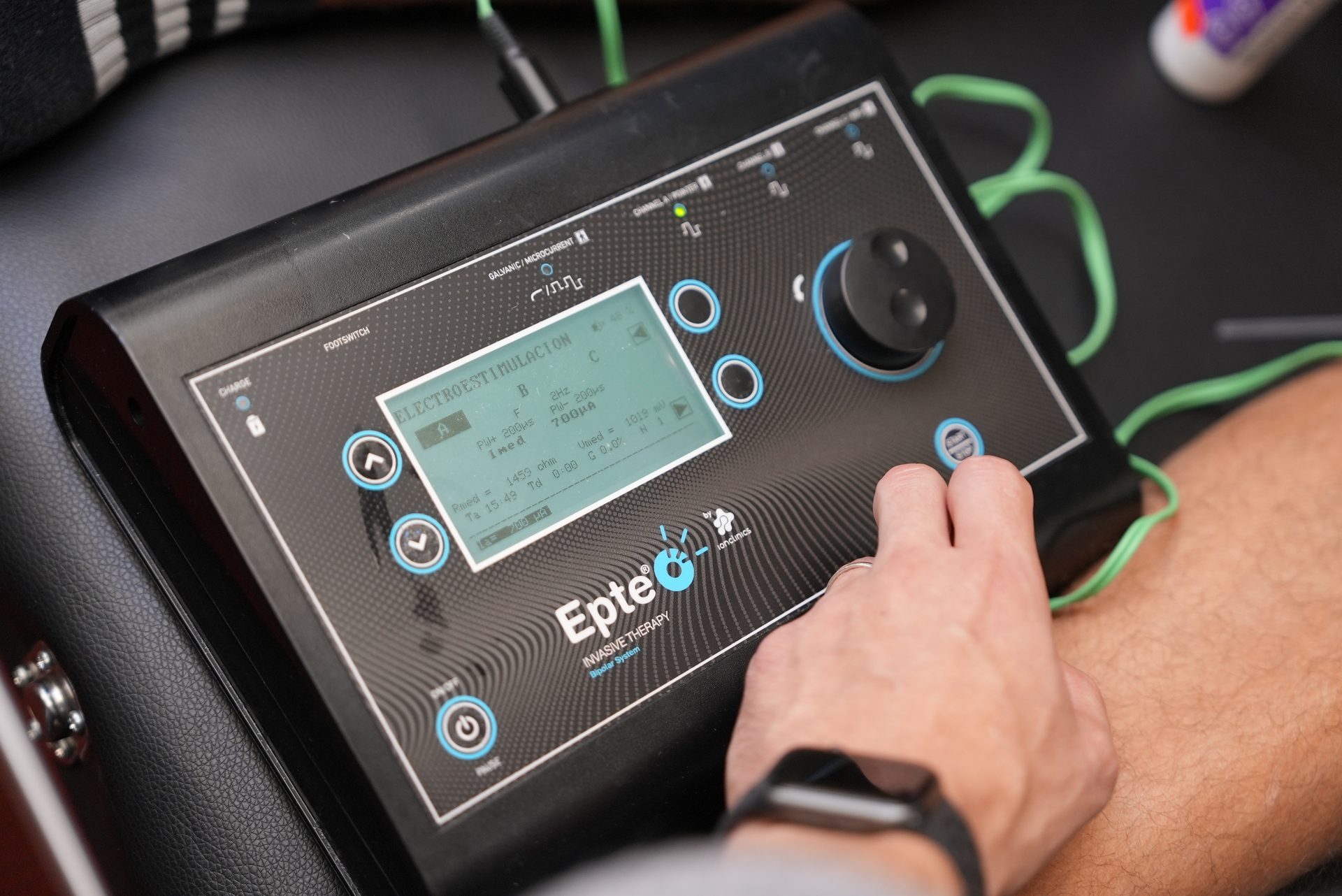 Appareil EPTE — électrolyse percutanée thérapeutique